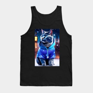 British Shorthair Cat In London Tank Top